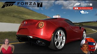 Forza Motorsport 7 Alfa Romeo 4C Test Race Rio de Janeiro Brasil Gameplay ITA