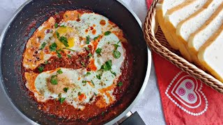Shakshuka Recipe ? Easy Omelette Recipe | 5 Minutes Breakfast Recipe