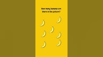 How many bananas are there? 🧠#kidsquiz #fruitquiz #earlyeducation #brainstorming #kidseducation