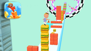 Cube Surfer! - All Levels Gameplay Android,ios Walkthrough Mobile Game New App Update Level 58-62