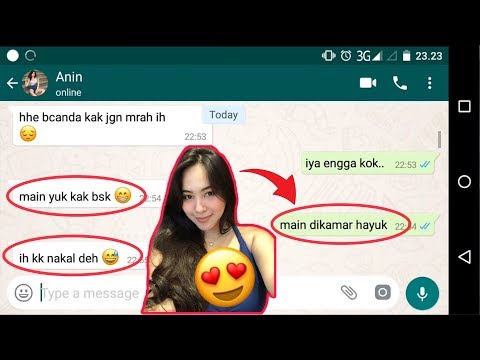 PRANK CHAT 18++ KE TANTE CANTIK BERUJUNG MINTA WIK WIK !! Chat Seru Whatsapp