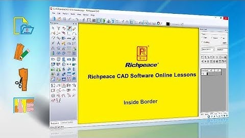 Richpeace CAD Software Online Lessons-Tip of the day-Inside border (V10)