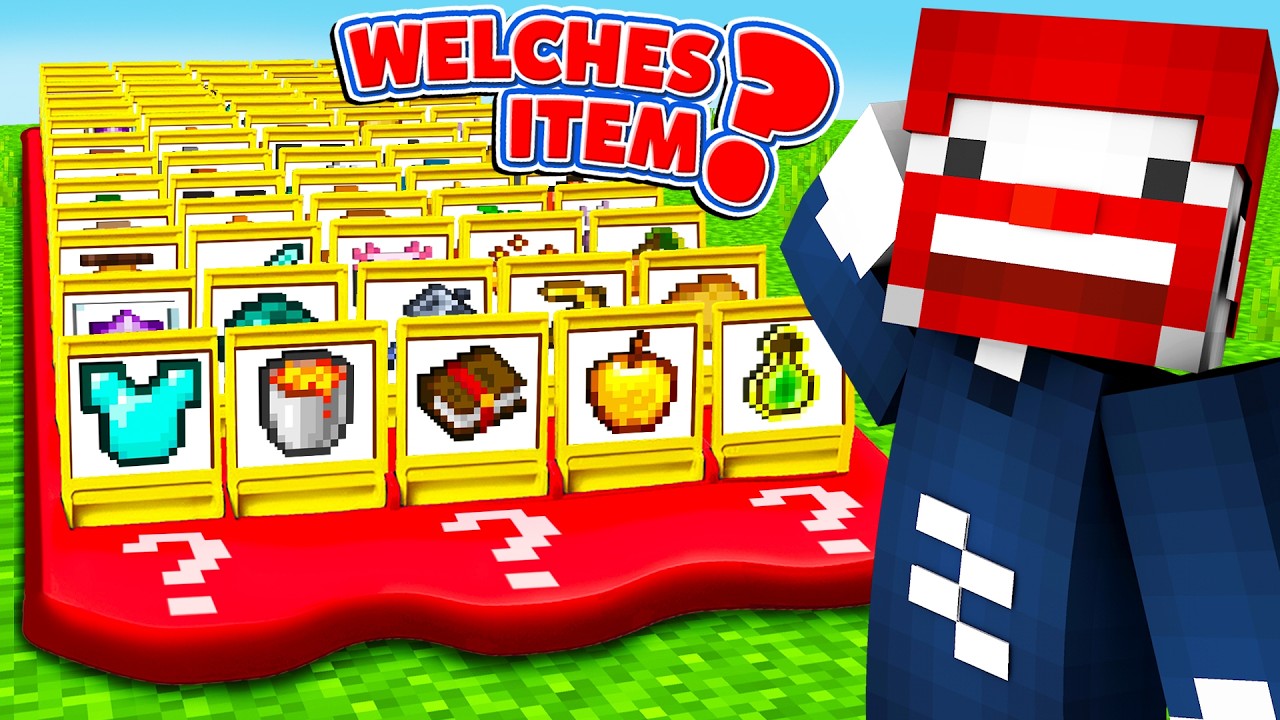 Welches Item bin ich? mit 530 Minecraft Items (Benx gegen Elina)