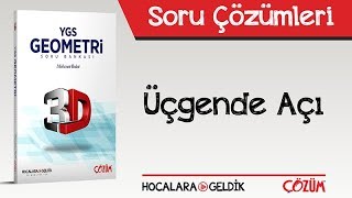 3D Soru Bankası - Üçgende Açı Soru Çözümleri