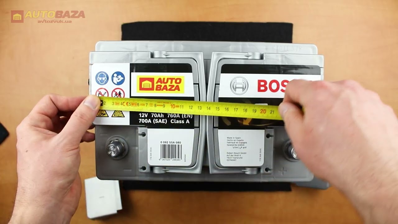 Автомобільний акумулятор Bosch 6СТ-70 АзЕ 0 092 S5A 080