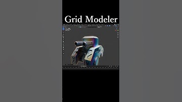 Blenderのアドオン「Grid Modeler」の紹介動画です。概要欄にURLがあります。#blender #addon #gridmodeler