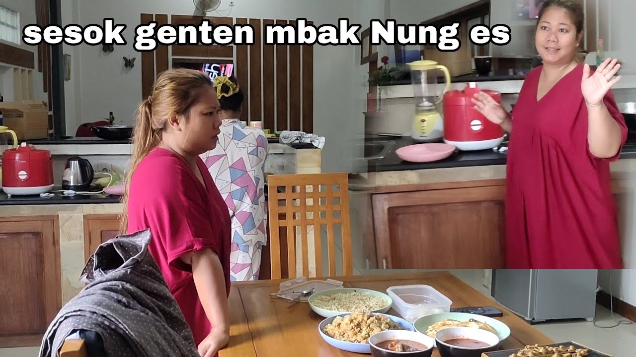 pagi di Bali  Salembrot masak buat keluarga