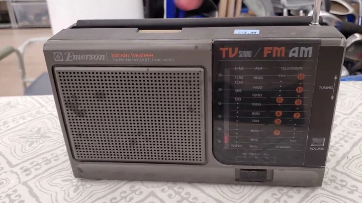 Emerson AR2470 TV/AM/FM/Weather Radio