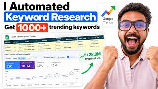 I Automated Keyword Research With Google Trends🔥