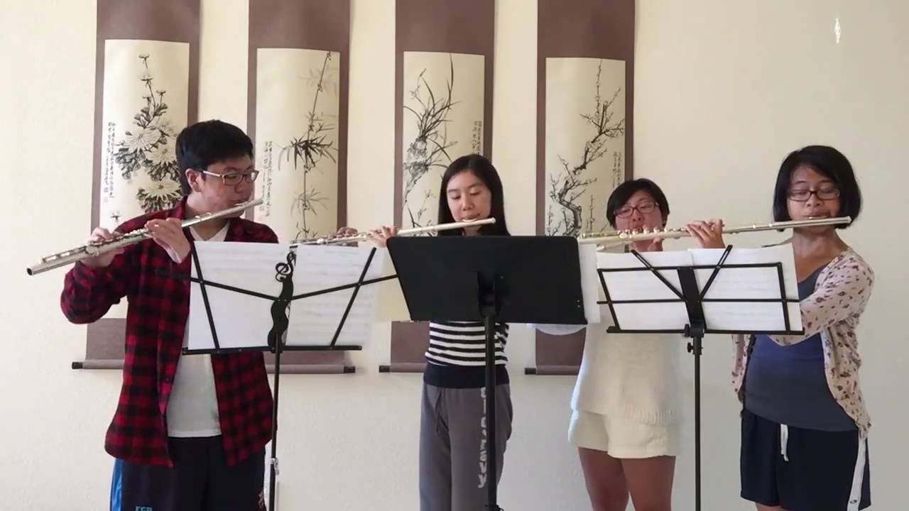 Kingdom Dance from Tangled Flute Quartet YouTube