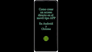 Como crear acceso directo en tu movil con Android y Chrome - Reservatupadel.Es