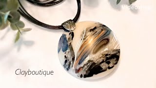Polymer Clay Faux Dendritic Agate