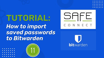 How to import login credentials to Bitwarden