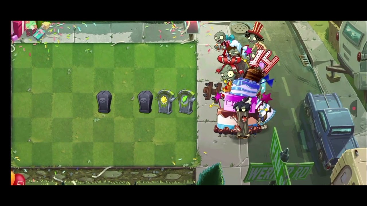 Plants vs Zombies 2 (485) Birthdayz! (2025) Level 13-15 - YouTube