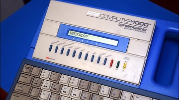 Walkthrough of the VTech PreComputer 1000