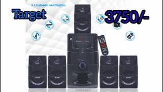 Target home theatre 5.1 dolby only 3750/-