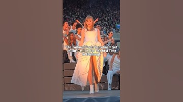 The Tortured Poets Department Set Eras Tour in Daylight! #erastour #taylorswift