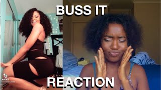 BUSS IT TIKTOK CHALLENGE REACTION