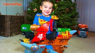 Shark Bite Pirate Ship Pretend Play Unboxing A Fun Boat Toy For Kids Jackjackplays
