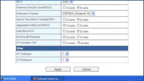 Procedure on how to configure DHCP Connection in CW-5350 using Windows XP
