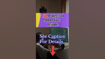 BOOST YOUR RESUME WITH THESE SQL PROJECTS 😲😲 | #shorts  #sql  #webdevelopment