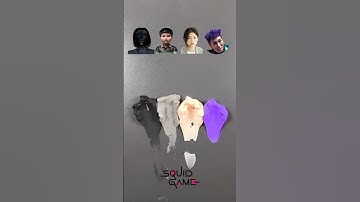 Who Wins Squid Game 2 Clay Mix  #colormixing #shortsvideo #viralvideo