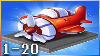 Turbo air traffic puzzle - Planes Blast - Gameplay Walkthrough - Levels 1-20 screenshot 1