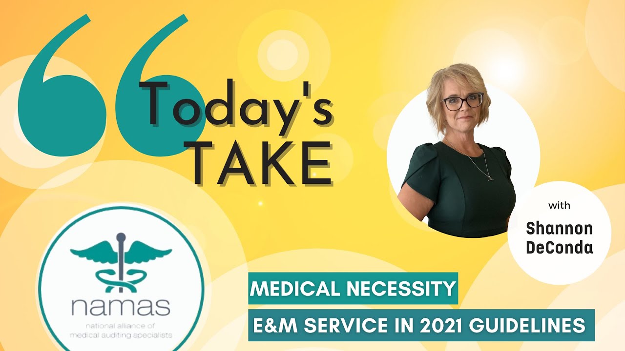 Medical Necessity and E&M 2021 Guidelines YouTube