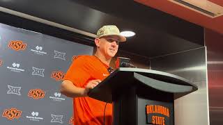 Eric Morris pre-Oregon news conference 9/8