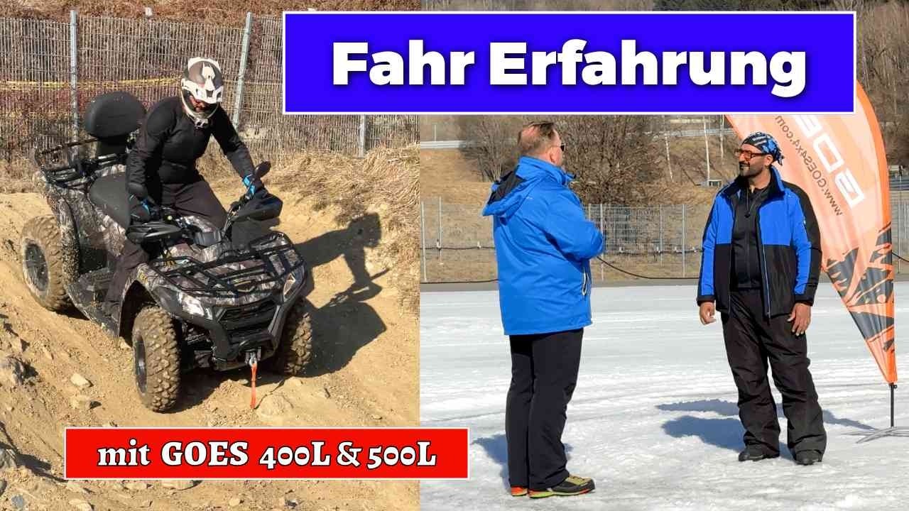 unsere FahrErfahrung mit GOES Terrox 400L & 500L :) was können die eigentlich?