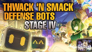 Deal With the Heckler First : Thwack 'n Smack Defense Bots Stage IV Walkthrough [Genshin Impact]
