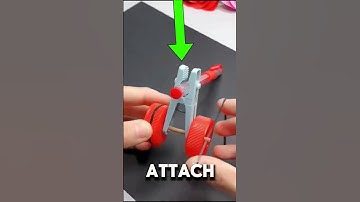 How to make a Rubber band car with easy trick🔥 #car #magic #easycraft #craft #dyi #shorts #rccar