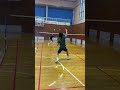 チャリチャリ　#バドミントン