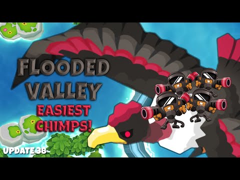 Flooded Valley CHIMPS Black Border Guide: Flight of the ISAB Monkeys (BTD6)