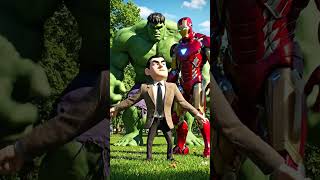Mr. Bean Meets Hulk 😂💚 #ThermalCamera #ConcertFails #FunnyMoment #Ai