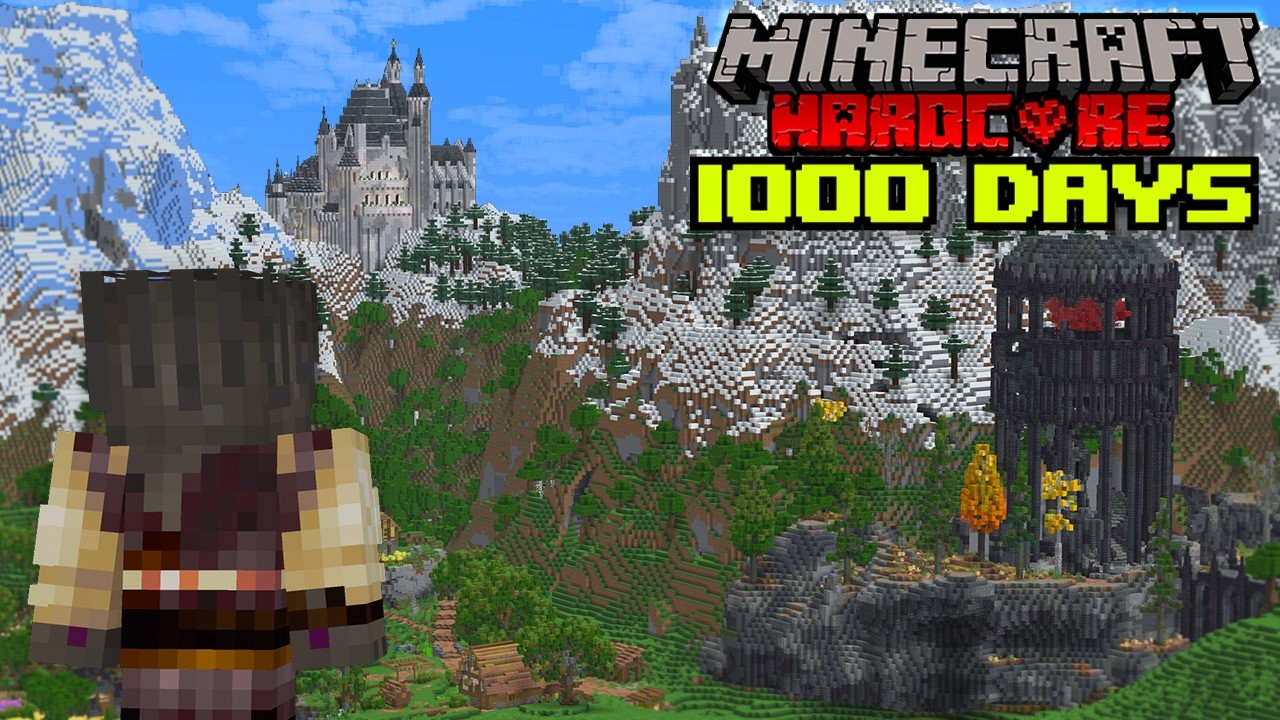 I Survived 1,000 Days In Minecraft Hardcore [FULL MOVIE]