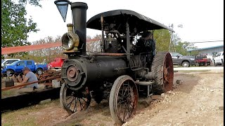 1921 Frick Traction Engine Earning It&#39;s Keep Sawing Lumber