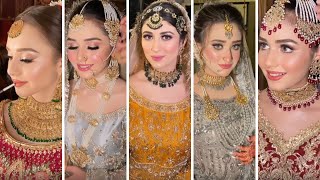 pakistani bridal dress|best bridal look| brides| bridal look| makeup| jewellery| fashion screenshot 5