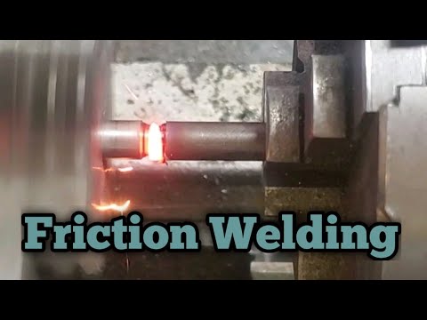 Friction Welding Job on the lathe