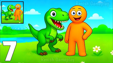 Dino Rush: Build Kingdom - Gameplay Walkthrough Part 7 - Build Army Save The Nation (Android, iOS)