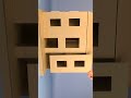 DIY cardboard house mansion for dolls #shorts