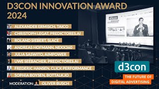 d3con Conference 2024: d3con Innovation Award 2024