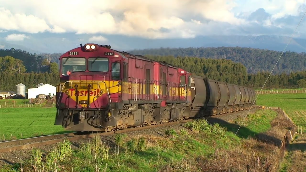 Tasmania Rail, 2008 - Pacific National. Mostly English Electrics