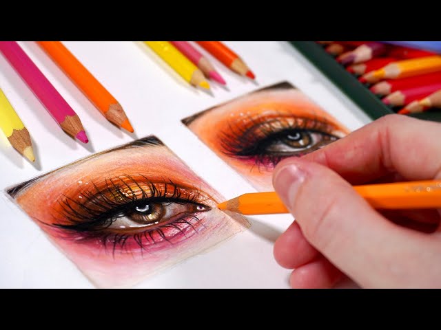 COLORED PENCILS vs WATERCOLOR PENCILS for Drawing Realism