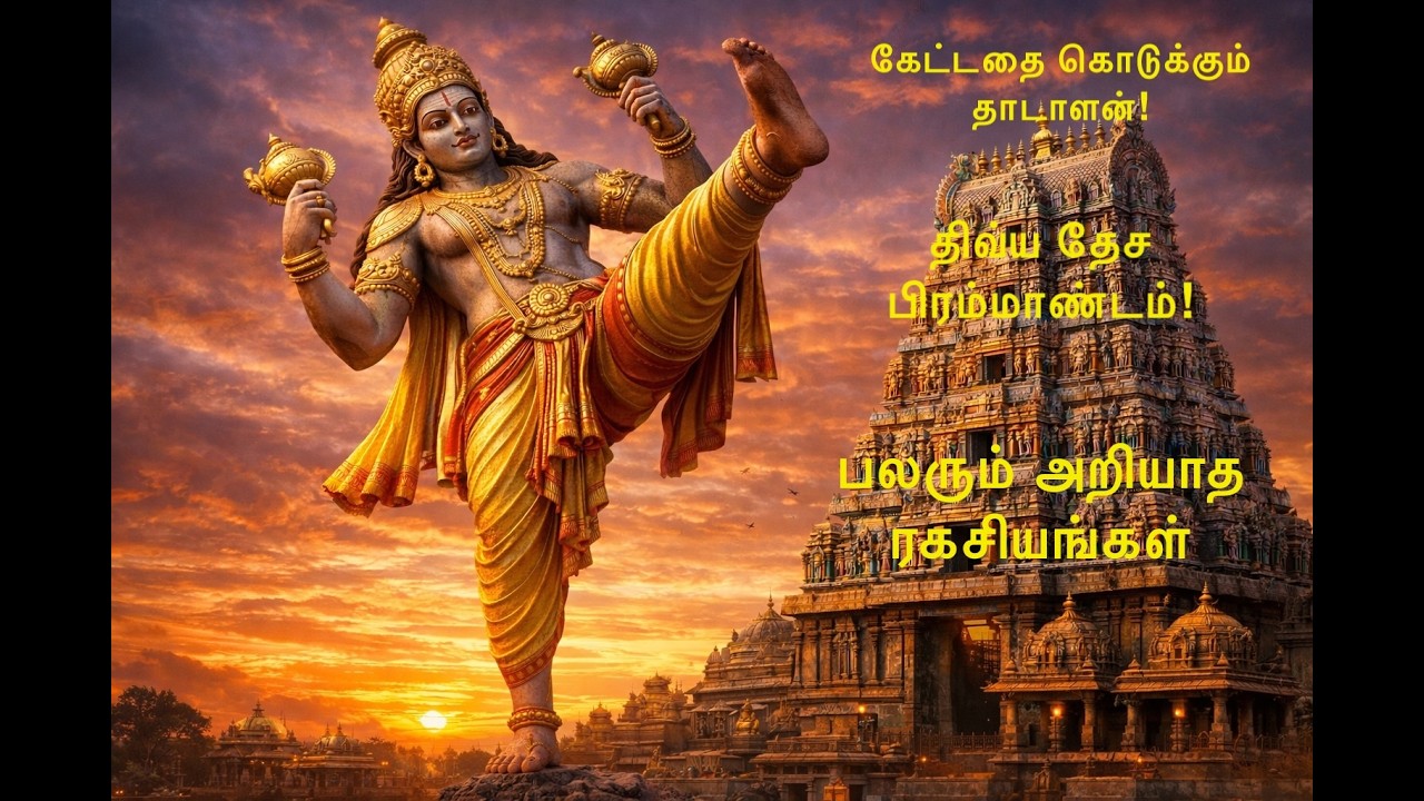80 அடி விஸ்வரூபம்! உலகை அளந்த உத்தமன் - சீர்காழி தாடாளன் கோவில் ரகசியங்கள்! #Sirkazhi #Thadaalan
