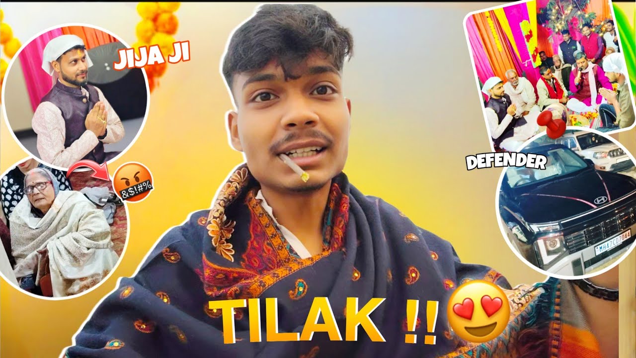 First Time Witnessing a Luxurious TILAK Ceremony 🫡| Grand TILAK Experience Vlog | Comedy Vlog