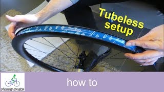 Kaal Kruiden inkt Hoe racefietsbanden Tubeless monteren - YouTube