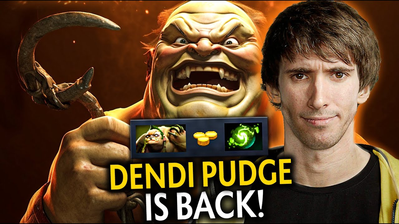 THE PUDGE GOD IS BACK!! Dendi Refresher Pudge destroys pub Genius
