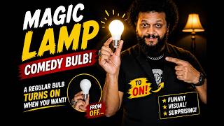 Make a Light Bulb Magically Turn On in Your Hands! | Magic Lamp – Comedy Bulb