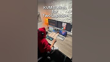 This KVM Switch Lets You Flip Between 2 Laptops with One Click #shorts #kvmswitch #avaccess #idock